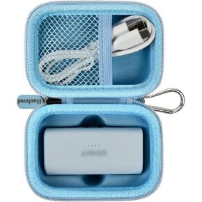 Boobowl Case Compatible with Anker Nano Power Bank with Built-in Lightning Connector 5,000 Mah 12W, Portble Charger Storage Holder for amelema/for LanLuk/for Feob Battery Pack - (Box Only)