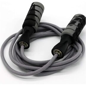 Jump Rope, Professional Weighted Cotton Jump Rope Workout, Adjustable Tangle-Free with Ball Bearings Exerciser Jump Ropes for Cardio, Endurance Training, Fitness Workouts, Jumping Exercise