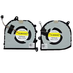 New Compatible CPU and GPU Cooling Fan for Dell XPS 15 9570 7590 XPS 15-9570 Precision 5540 Series Laptop DFS501105PR0T FKCH 008YY9 0TK9J1 0V9H8N 0F01PX DC5V 0.5A LATOP Fan