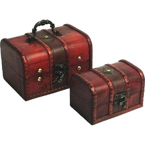 Allgala Antique Wooden Tissue Box Holder-HD90204