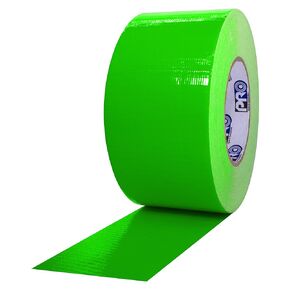 ProTapes Pro Duct 139 PE-Coated Cloth Fluorescent Specialty Grade Duct Tape, 60 yds Length x 3" Width, Fluorescent Green (Pack of 1)