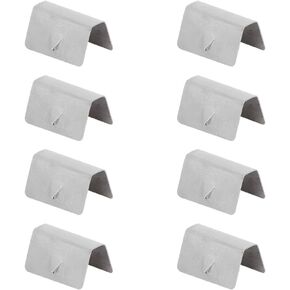 Wind/Rain Deflectors Channel New Metal Universal Clips, 8Pcs Stainless Steel Car Wind/Rain Deflector Channel Fitting Fixing Retaining Clips Fit for HEKO G3 Sned