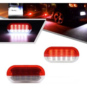 2Pcs LED Courtesy Door Light for Volkswagen Beetle Golf MK3 MK4 Jetta MK3 MK4 White LED Courtesy Projector Under Door Warming Lamps
