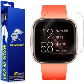 ArmorSuit MilitaryShield Screen Protector Compatible with Fitbit Versa 2 (6 Pack) Max Coverage Anti-Bubble HD Clear Film