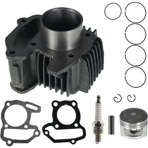 WFLNHB Cylinder Piston Gasket Kit Replacement for Yamaha Badger Raptor Grizzly 80 Moto 4 55X-11610-00-00