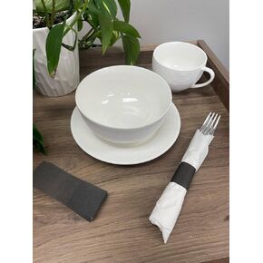 Pack of 10,000 Black Premium Napkin Bands, Self-Adhesive 1.5" x 4.25"