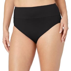 Mid Waist Spliced Bikini Bottom Swimsuit