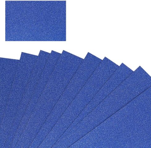 Glitter Cardstock Paper A4, 20 Sheets Creative Colored Shimmer Sparkly Paper Thin Craft Cardstock Paper for DIY Party Graduation Decor, Birthday Party Decor (Royal Blue) in Saudi Arabia