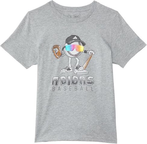 adidas Boys' Ss Baseball Mascot HTR Tee(Big Kid) in Saudi Arabia
