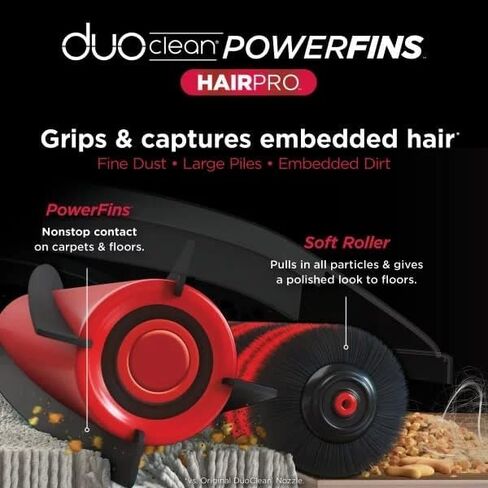 Shark HZ3000 Stratos Ultralight Corded Stick Vacuum with DuoClean PowerFins HairPro, Self-Cleaning Brushroll, & Odor Neutralizer Technology, Red Plum (Renewed) in Saudi Arabia