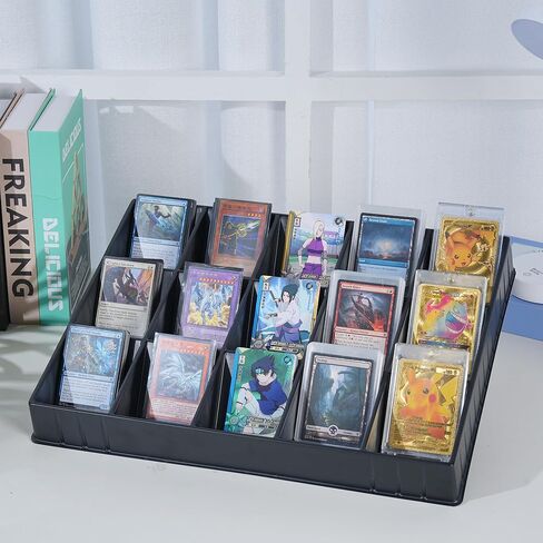 D DACCKIT Card Sorting Tray for Sports Cards & TCG - Card Organizing Tray Compatible with Trading Cards, Card Sleeves, Top Loloaders, Magnetic Card Holders - 3 Pack in Kuwait