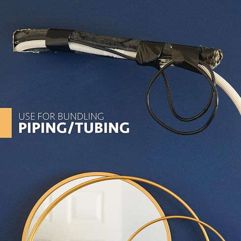 شريط لاصق عريض (4 لفات) بسمك 3 بوصات × 180 قدمًا وسمك 9 مل، شريط لاصق أسود شديد التحمل مقاوم للماء، صنع في الولايات المتحدة الأمريكية in Kuwait