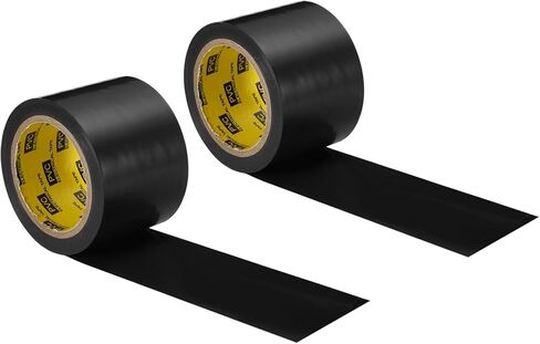 PATIKIL Corrosion Protection Pipe Tape, 30 Ft x 2 Inch PVC Insulation Wrap Duct Tape Self Adhesive for Metal Electrical Piping Drain Pipe Electrical Wires HVAC Duct, Black in Kuwait