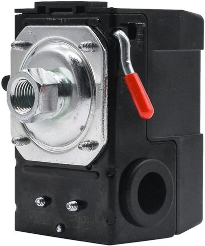 مفتاح ضغط ضاغط الهواء LF10-4H، مفتاح ضغط 4 منافذ للتحكم في الاستبدال NPT1/4 95-125 PSI in Kuwait