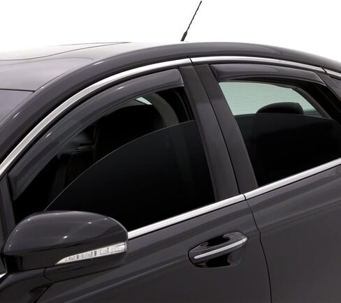 Auto Ventshade [AVS] In-Channel Ventvisor / Rain Guards | Fits 2019 - 2024 Honda Passport- Smoke, 4 pcs. | 194171 in Saudi Arabia