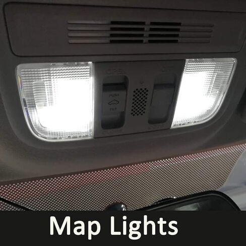 AWALITED 15 قطعة مجموعة مصابيح LED داخلية بيضاء لـ 2019 2020 2021 Honda Passport مصباح LED فائق السطوع خريطة قبة استبدال مصابيح الإضاءة in Saudi Arabia