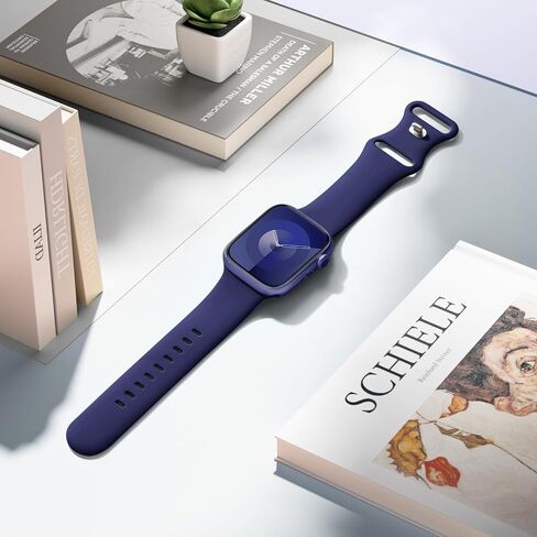 DaQin Sport Band Compatible with Apple Watch Bands 40mm 41mm 42mm 44mm 45mm 46mm 49mm 38mm Women Men, Soft Silicone Waterproof Wristband Strap for iWatch Band Series 11 10 9 8 7 6 5 4 3 2 1 SE Ultra in Kuwait
