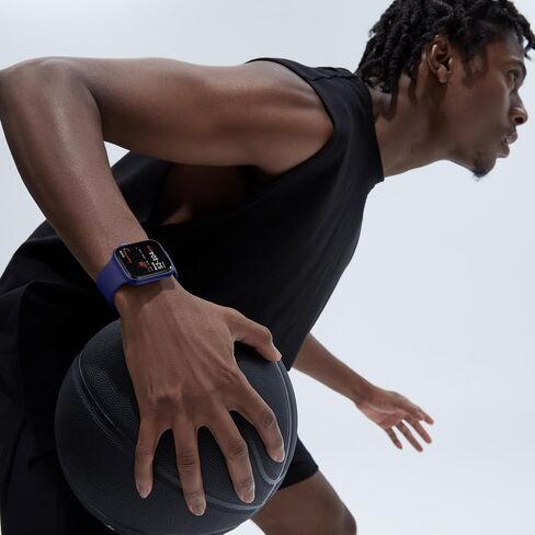 DaQin Sport Band Compatible with Apple Watch Bands 40mm 41mm 42mm 44mm 45mm 46mm 49mm 38mm Women Men, Soft Silicone Waterproof Wristband Strap for iWatch Band Series 11 10 9 8 7 6 5 4 3 2 1 SE Ultra in Kuwait