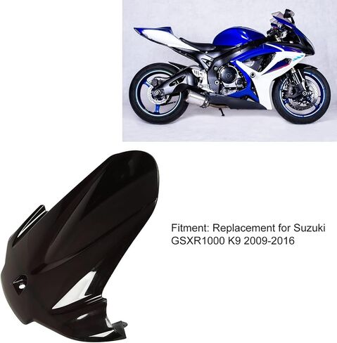 حاجز خلفي للدراجة النارية، بديل لإطارات الطين الخلفية للدراجة النارية لسوزوكي GSXR1000 K9 2009 إلى 2016 (ألياف الكربون) in Kuwait