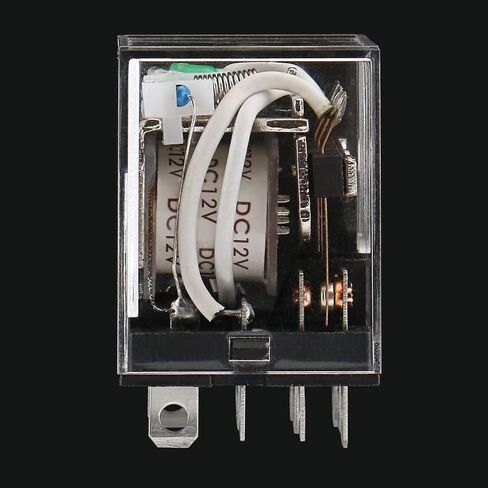 Baomain General Purpose Power Relay,HH63P (LY3) DPDT 11 Pins DC 12V 3NO 3NC,Green LED Indicator PCB Power Relay in Saudi Arabia