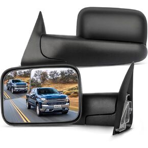 مرايا القطر Scitoo متوافقة مع 1994-2001 لـ Dodge for RAM 1500 2002 لـ Dodge for Ram 2500 for Dodge for Ram 3500 زوج مع تعديل يدوي بدون تسخين. in Kuwait