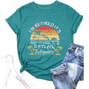 Retirement Shirts for Women 2025 Retired Gifts Funny Graphic Retirement Gift Tshirts in Saudi Arabia