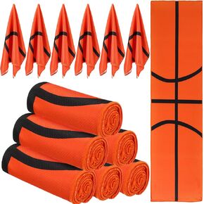 Peryiter 12 PCS منشفة تبريد مصغرة ، 30 "× 9 بوصة للبيسبول Softball Softball Golf Twoel ، ومنشفة باردة ، ومناشف ميكروفيال رياضية لفريق Gym Running Play Gift (الكرة اللينة والأصفر والأحمر) in Kuwait