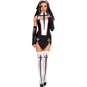 Celina Women's Bad Habit Nun Dress (4 Piece) in Saudi Arabia