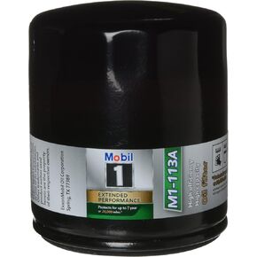 MobilOil Filter, Extended Performance, Canister, Screw-On, 3.08 in Tall, 13/16-16 in Thread, Steel, Black, GM, Each in Kuwait