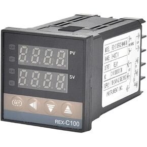 48*48 REX-C100 K J PT100 Thermostat 400 Degree 220V Digital Output Electronic PID Programmable Sensors Temperature Controller(REX-C100 K SSR) in Saudi Arabia