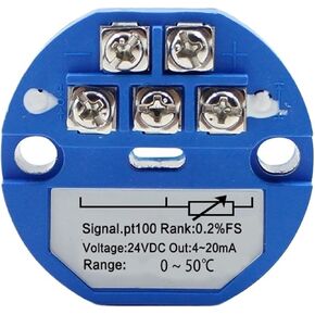 PT100 Type to 4-20mA -50-50 0-50 0-100 200 300 Degree RTD Input 4-20mA Output DC24V Thermal Resistance Temperature Transmitter(0-300 Celsius) in Kuwait