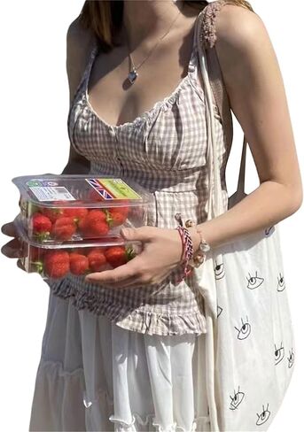 Women Y2k Babydoll Cami Top Sexy Lace Ruffle V Neck Spaghetti Strap Peplum Tank Tops Coquette Going Out Streetwear in Kuwait