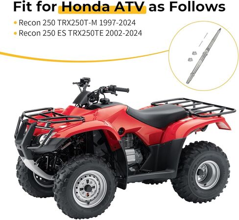 M MAT Rear Wheel Axle for Honda Recon 250 TRX250T-M 1997-2024 Recon 250 ES TRX250TE 2002-2024 42311-HM8-000 in Saudi Arabia