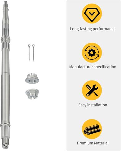 M MAT Rear Wheel Axle for Honda Recon 250 TRX250T-M 1997-2024 Recon 250 ES TRX250TE 2002-2024 42311-HM8-000 in Saudi Arabia