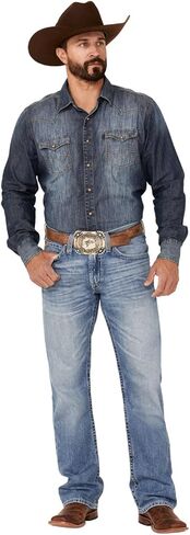 Ariat Male M4 Relaxed Stretch Goldfield Boot Cut Jean Dallas 33W x 30L in Kuwait