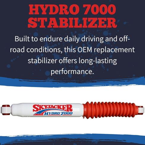 Pair of Hydro 7000 Series Rear Hydraulic Action Shocks fits 2007 2018 Wrangler JK & Rubicon 2WD 4WD with 2-3.5" Rear Lift | Durable Construction | Velocity-Sensitive Valving in Saudi Arabia
