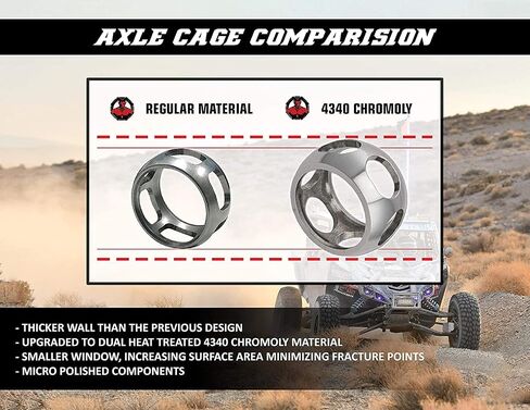 Demon Powersports Front Right Heavy Duty Axle for (2019-22) Can Am Outlander/Renegade, Made Up of 4340 Chromoly Steel, in Dual Heat Treated High Strength OEM: 705402236, 705402238 in Saudi Arabia