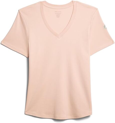 MON CHOU Women’s Premium Organic Pima Cotton V-Neck T-Shirt – Soft, Sustainable, Short Sleeve Relaxed Fit Everyday Tee in Saudi Arabia