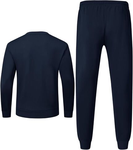 TBMPOY Mens Tracksuits 2 Piece Set Sweatsuits Long Sleeve Tops Jogger Pants Track Sweat Suits Casual Athletic Outfits Royal Blue M in Kuwait