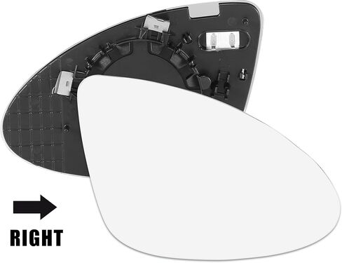 X AUTOHAUX Car Rearview Mirror Glass Replacement with Backing Plate Heated Right Passenger Side for Porsche Cayenne 2011-2015 in Saudi Arabia