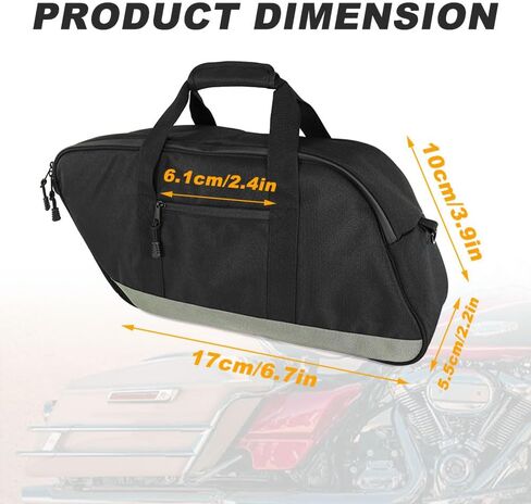 Motorcycle Saddlebag Cooler Bag for Touring Road Glide Electra Glide and Models with Hard Saddlebags, Saddle Bag Insert Cooler Motorcycle Beverage Cooler Bag in Saudi Arabia