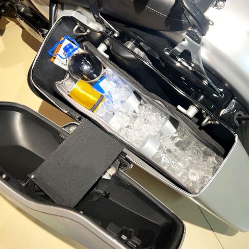 Motorcycle Saddlebag Cooler Bag for Touring Road Glide Electra Glide and Models with Hard Saddlebags, Saddle Bag Insert Cooler Motorcycle Beverage Cooler Bag in Saudi Arabia