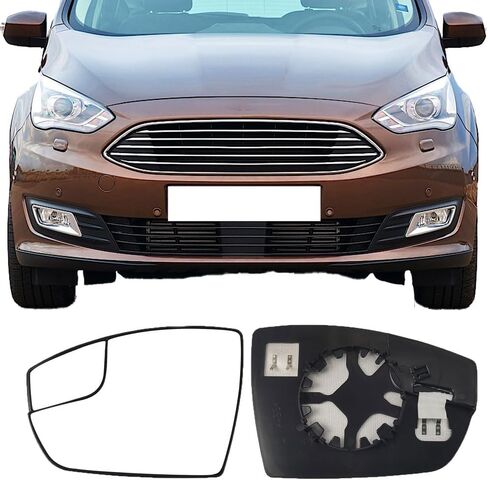 Glass Side Mirror Glass For Ford Escape 2013-2016 ، لـ Ford C-Max 2013-2018 ، زجاج الدعم الأيمن الساخن لبطاقة Ford Escape 2013-2016 ، لـ Ford C-Max 2013 2014 2015 2017 2017 2018 in Kuwait