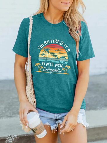 Retirement Shirts for Women 2025 Retired Gifts Funny Graphic Retirement Gift Tshirts in Saudi Arabia