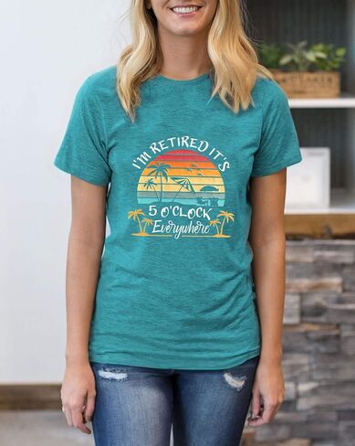 Retirement Shirts for Women 2025 Retired Gifts Funny Graphic Retirement Gift Tshirts in Saudi Arabia