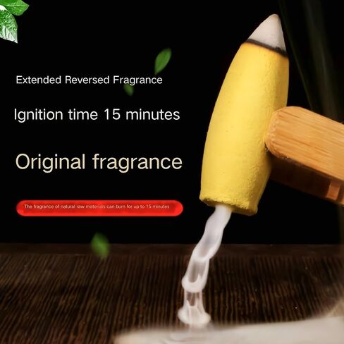 530 Pcs Large Backflow Incense Cones Scented Waterfall Incense 7 Mixed Natural Scents Fits Backflow Burners Relaxation Meditation Yoga Gift in Saudi Arabia