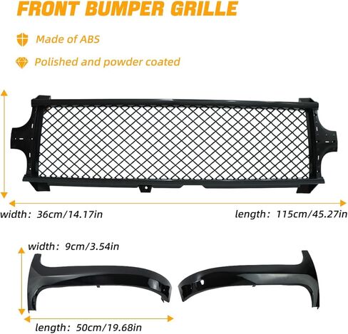 Chrome Vertical Front Grille Compatible For 1999-2002 Silverado 1500, ABS Plastic Luxury Sport Vertical Style Front Hood Grills Trim Insert Replacement GM1200490 19131244 in Saudi Arabia