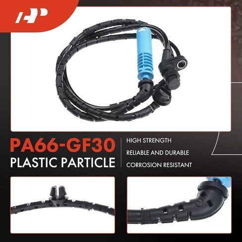 A -premium ABS SPEED SESSOR متوافق مع نماذج LAND ROVER - Range Rover 2003 2004 2005 - DRAVER الخلفي وجانب الركاب ، (مجموعة 2 -PC) ، استبدل# SSF000021 in Saudi Arabia