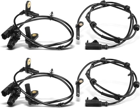 A-Premium ABS Wheel Speed Sensor Compatible with Infiniti Models - G25 2011-2012, G35 2007-2008, G37 2009-2013 - Front and Rear Driver and Passenger Side, 4-PC Set, Replace# 47900-EG000, 47910-JK500 in Saudi Arabia