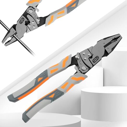 Ratchet Wire Plier - قطع الأسلاك لأسلاك الأسلاك والأسلاك ، تم تزويرها من 55 من الصلب ، مقبض قفل Pliers Professional in Kuwait